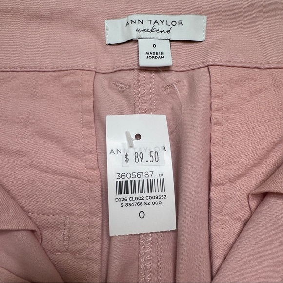 Ann Taylor Pink Straight Leg Pants - Picture 7 of 8